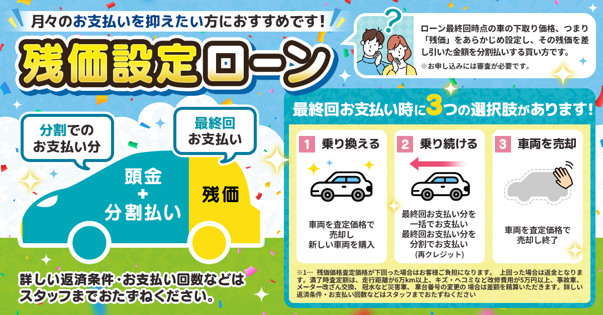 残価設定ローン
